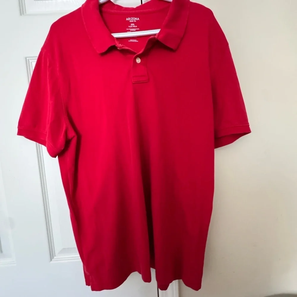Arizona Jean Company Bold Red Polo Shirt - Picture 1 of 3
